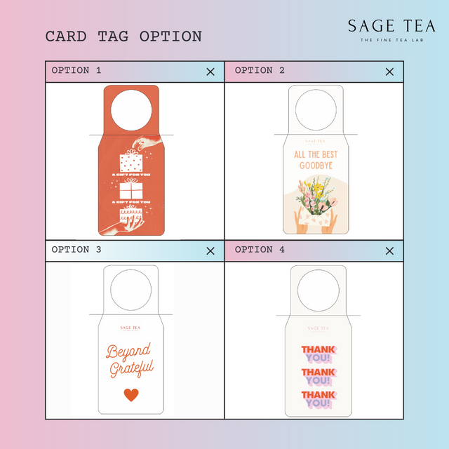 SAGE TEA Aluminum Can Tea Series CRAFT FRUITEA｜Themed Card Tag🎀 Customization Service｜Delivery in as fast as 2 days